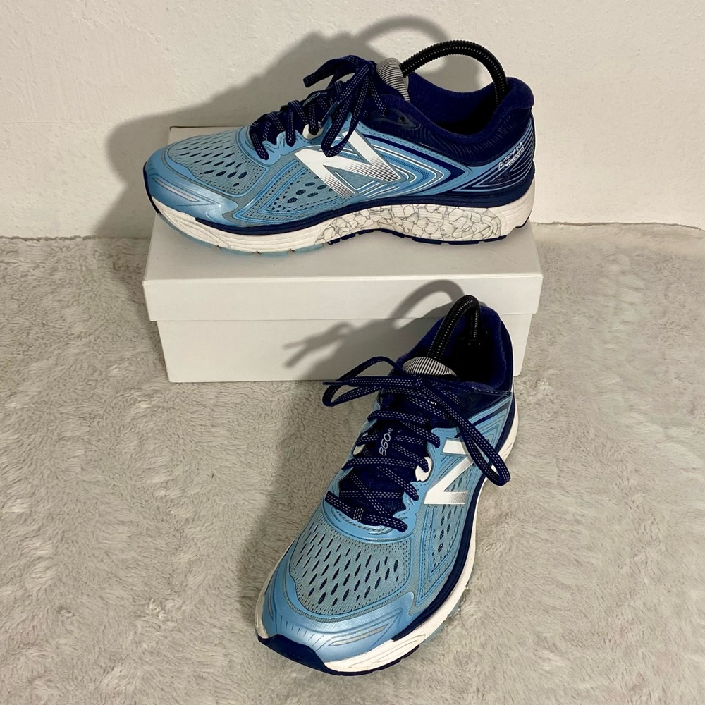 New Balance 860v8 Running Shoes Women’s Size 9.5 Blue Silver